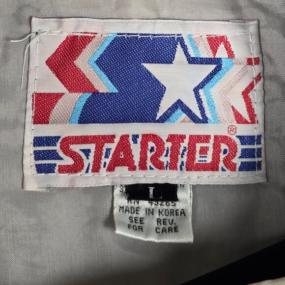 Vintage 90s Starter NFL Dallas Cowboys Mens Large Long Sleeve Pullover Jacket - Picture 6 of 9